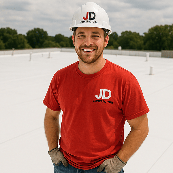 JD Contractors completed TPO roof